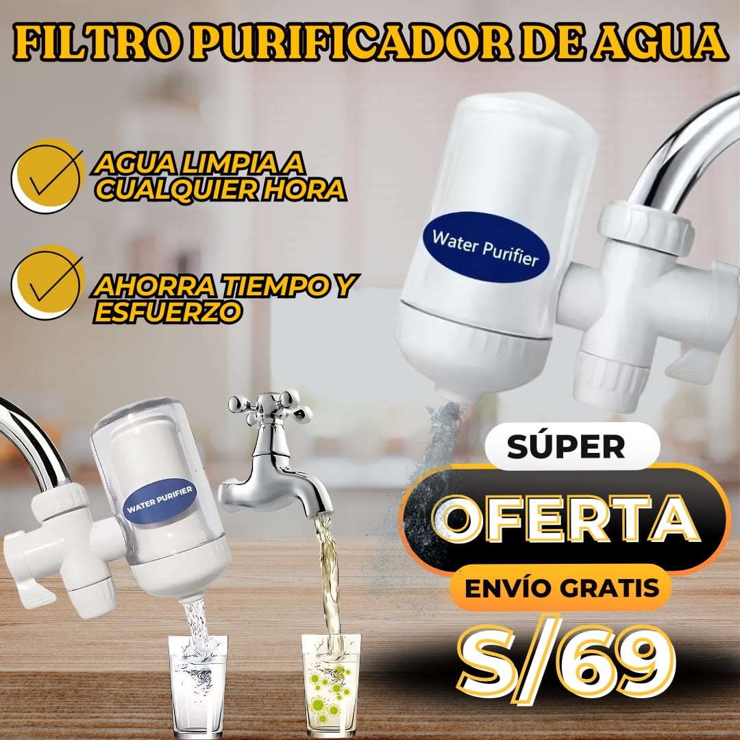 Filtro purificador de agua